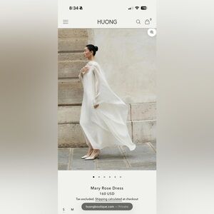 Huong Boutique Silk Mary Rose Dress